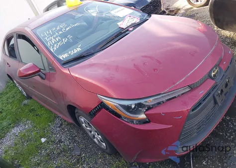 2025 Toyota Corolla Le z USA, uszkodzony, nr VIN 5YFB4MDE5SP291050